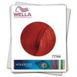 Vopsea Permanenta - Wella Professionals Koleston Perfect nuanta 77/44 blond mediu intens rosu intens